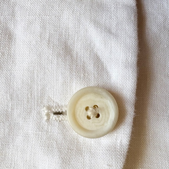 100% Linen Vest Nordstrom Mens Shop XL Off-White DISCONTINUE - Picture 10 of 15